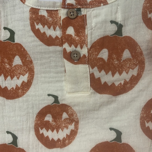 NWT MUD PIE 1Pc Pumpkin Newborn Baby Girl Outfit Size 3-6 Months Old - Picture 5 of 5